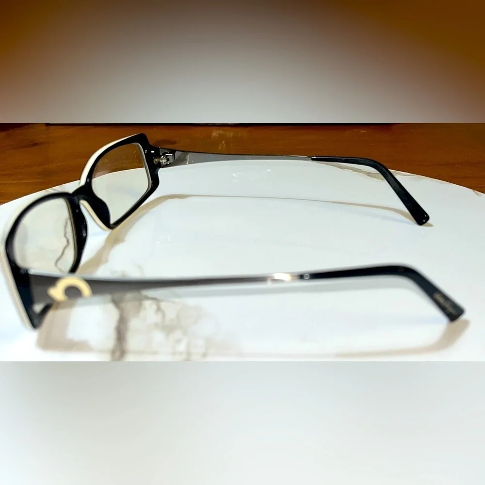 Salvatore Ferragamo Women’s Eyeglasses 2588 437 Silver White Black 52-16-135